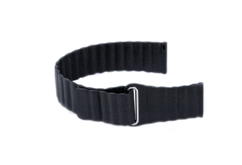 Black Vegan Leather Band - Embr Labs
