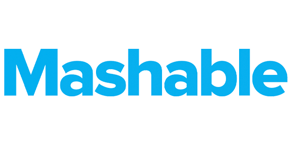 Mashable light blue logo.